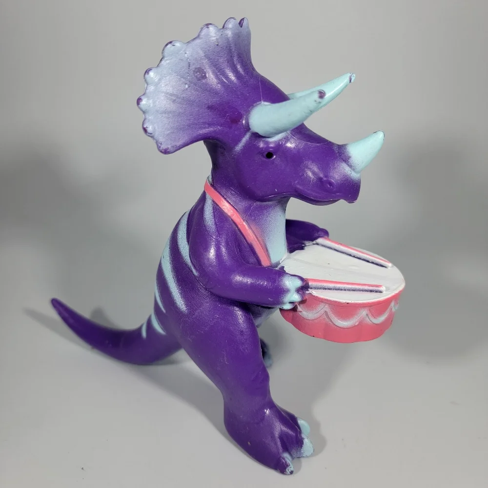 Ankyo Dinosaur Vtg Marching Band 3 Pc Set Plastic Toy Figures Target Birthday